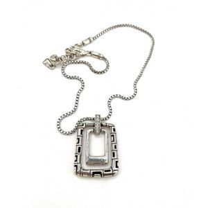 Brighton Retired Nexus Double Rectangle Necklace/Pendant